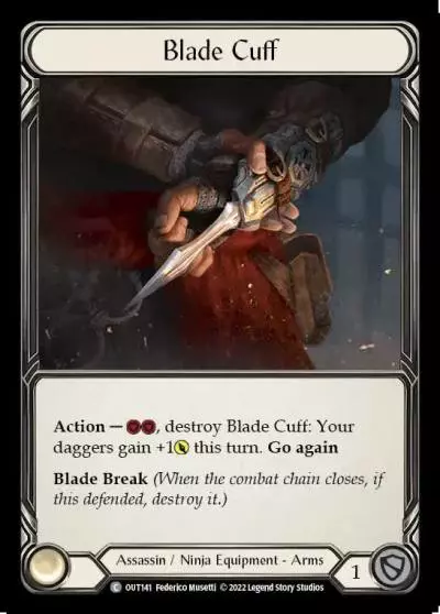 Blade Cuff OUT141 - Outsiders - Flesh and blood card