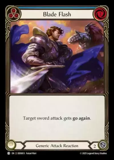 Blade Flash DDD013 - Dorinthea Demo Deck - Flesh and blood card