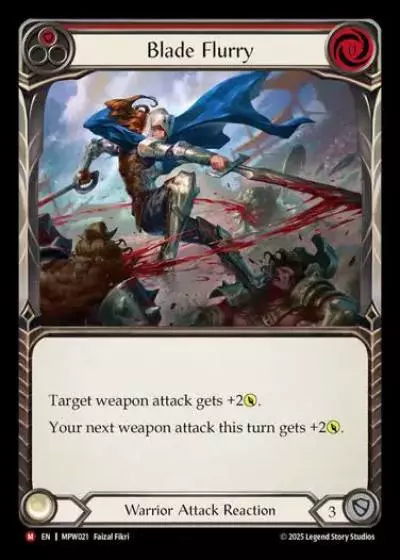 Blade Flurry MPW021 - Mastery Pack Warrior - Flesh and blood card