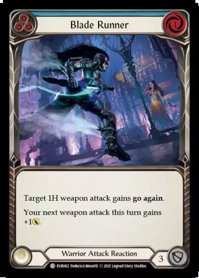 Blade Runner BLUE EVR062 - Everfest - Flesh and blood card