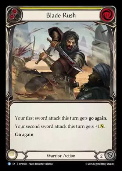 Blade Rush MPW063 - Mastery Pack Warrior - Flesh and blood card