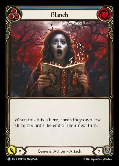 Blanch BLUE MST196 - Part the Mistveil - Flesh and blood card