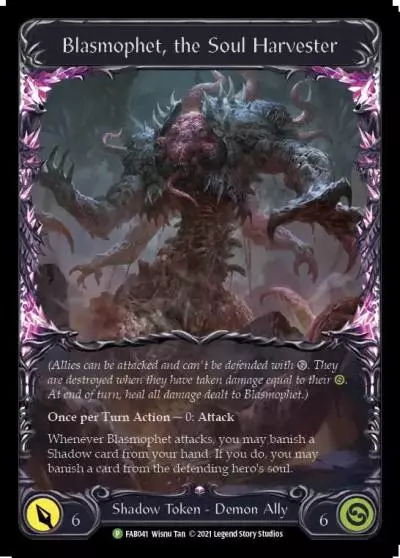 Blasmophet, the Soul Harvester FAB041-RF - Skirmish - Season 2 - Flesh and blood card