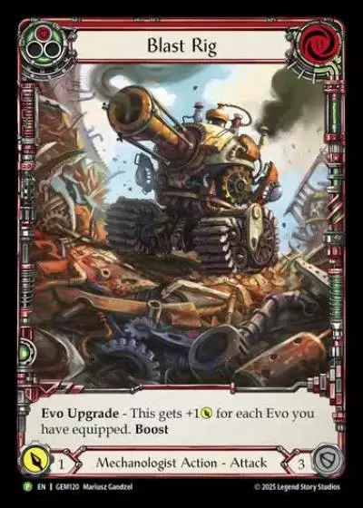 Blast Rig GEM120 - GEM - Pack 4 - Flesh and blood card