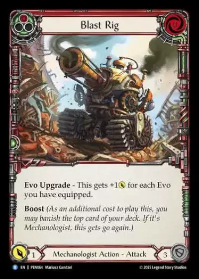 Blast Rig PEN064 - Compendium of Rathe - Flesh and blood card