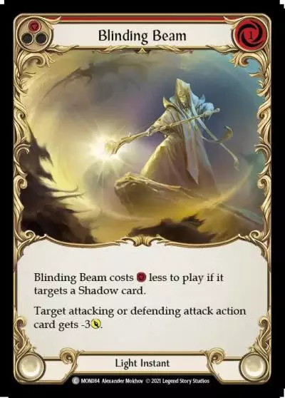 Blinding Beam RED MON084 - Monarch - Flesh and blood card