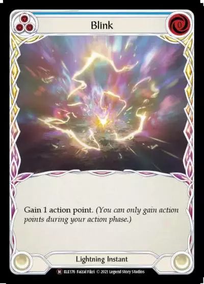 Blink BLUE U-ELE176-RF - Tales of Aria - Unlimited - Flesh and blood card
