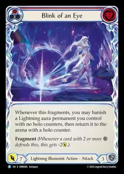 Blink of an Eye OMN006 - Omens of the Third Age - Flesh and blood card
