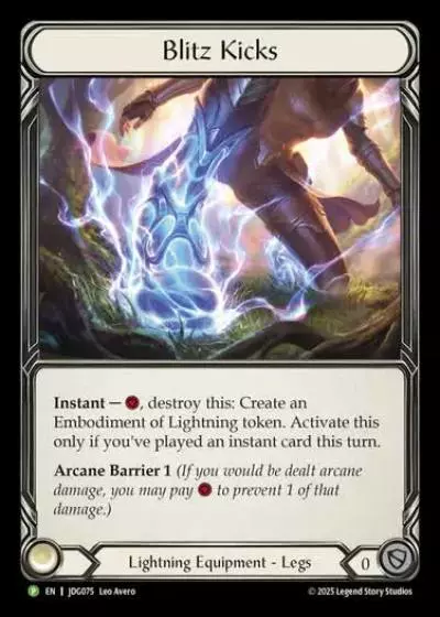Blitz Kicks JDG075-CF - Judge Pack - Season 10 - Flesh and blood card