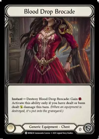 Blood Drop Brocade MON238 - Monarch - Flesh and blood card