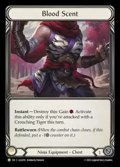 Blood Scent LGS259-CF - Armory - Season 12 - Flesh and blood card