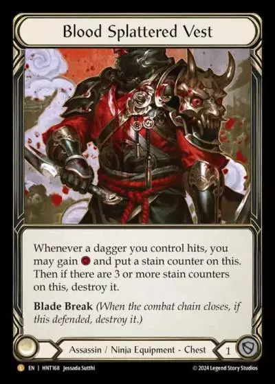 Blood Splattered Vest HNT168-RF - The Hunted - Flesh and blood card