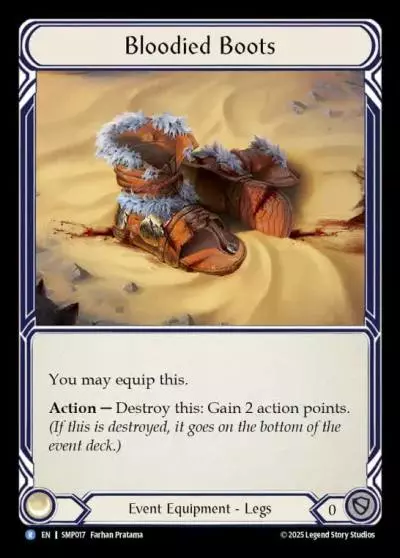 Bloodied Boots SMP017 - Smash Palace - Flesh and blood card