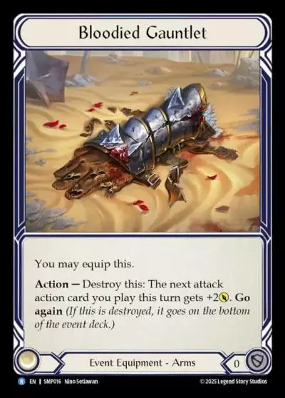 Bloodied Gauntlet SMP016 - Smash Palace - Flesh and blood card
