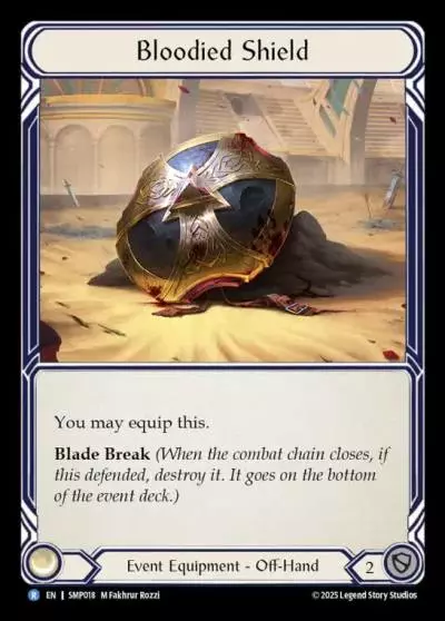 Bloodied Shield SMP018 - Smash Palace - Flesh and blood card