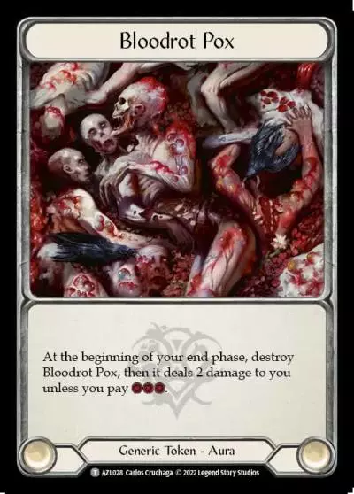 Bloodrot Pox AZL028 - Azalea - Blitz Deck - Flesh and blood card