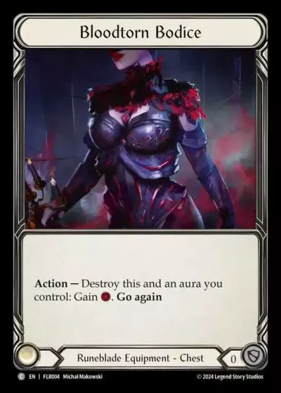 Bloodtorn Bodice FLR004 - Rosetta Blitz Deck - Florian - Flesh and blood card