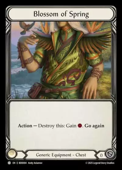 Blossom of Spring BDD004 - Bravo Demo Deck - Flesh and blood card