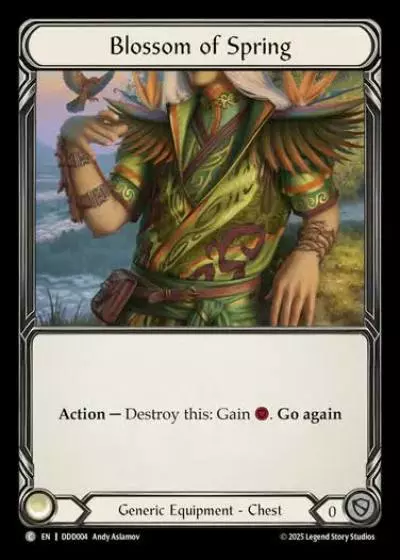 Blossom of Spring DDD004 - Dorinthea Demo Deck - Flesh and blood card