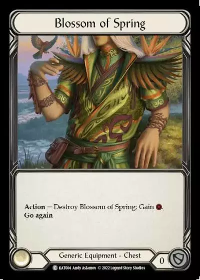 Blossom of Spring KAT004 - Katsu - Blitz Deck - Flesh and blood card