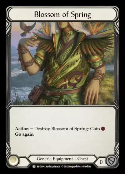 Blossom of Spring RVD004-RF - Classic Battles: Rhinar vs Dorinthea - Flesh and blood card