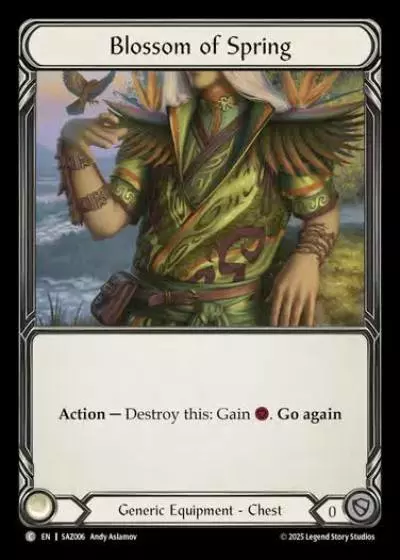 Blossom of Spring SAZ006 - Silver Age Chapter 2 - Azalea - Flesh and blood card