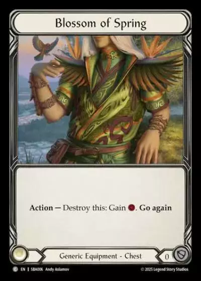 Blossom of Spring SBA006 - Silver Age Chapter 3 - Briar - Flesh and blood card