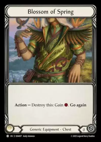 Blossom of Spring SDA007 - Silver Age Chapter 1 - Dash - Flesh and blood card