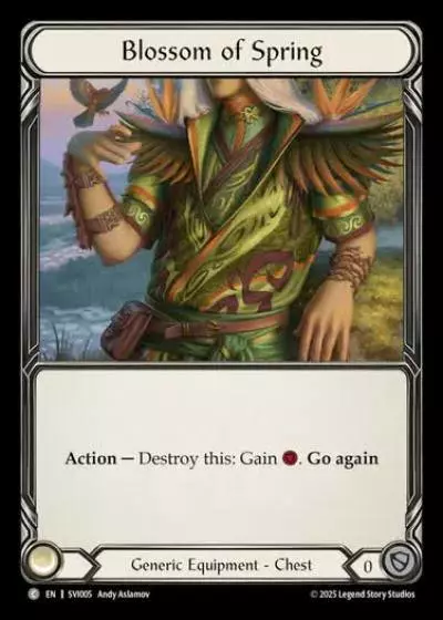 Blossom of Spring SVI005 - Silver Age Chapter 1 - Viserai - Flesh and blood card