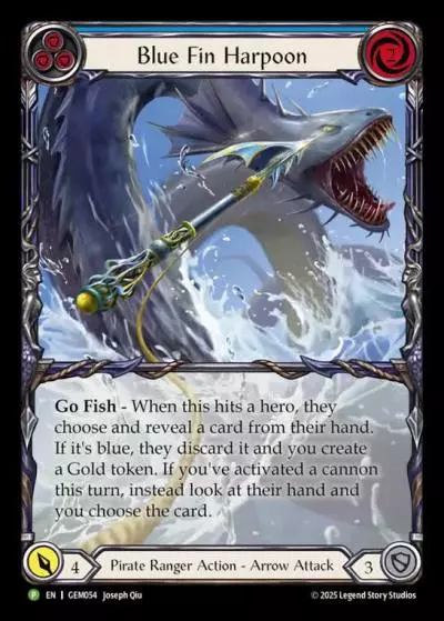 Blue Fin Harpoon BLUE GEM054-RF - GEM - Pack 2 - Flesh and blood card