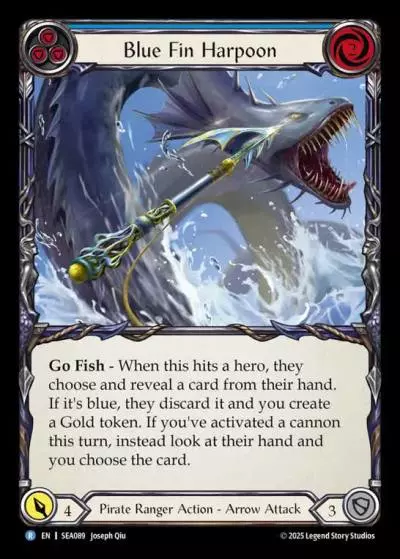 Blue Fin Harpoon BLUE SEA089 - High Seas - Flesh and blood card