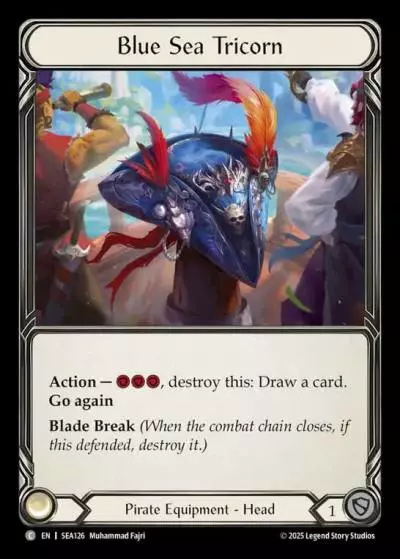 Blue Sea Tricorn SEA126 - High Seas - Flesh and blood card