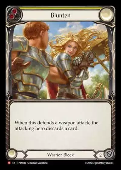 Blunten PEN049 - Compendium of Rathe - Flesh and blood card