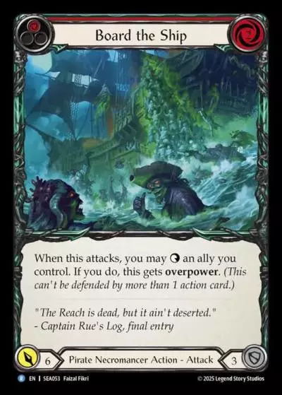 Board the Ship RED SEA053 - High Seas - Flesh and blood card