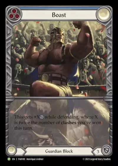 Boast BLUE FAB189-CF - Marketing - Content Creators Heavy Hitters - Flesh and blood card