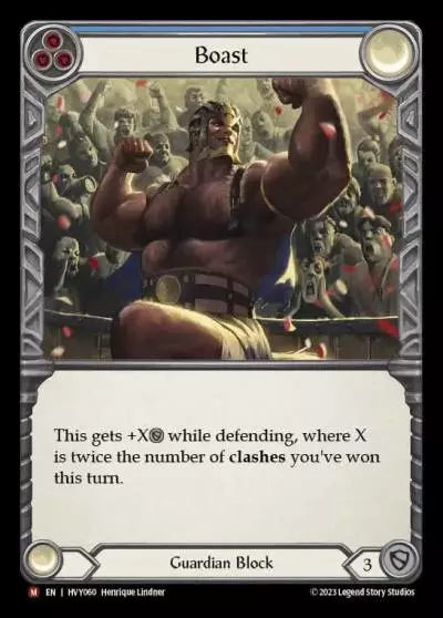 Boast BLUE HVY060 - Heavy Hitters - Flesh and blood card