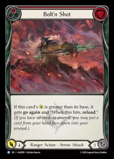 Bolt'n' Shot RED AAZ009 - Armory Deck - Azalea, Ace in the Hole - Flesh and blood card