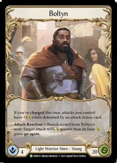 Boltyn HER035-CF - Skirmish - Season 2 - Flesh and blood card