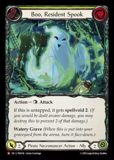 Boo, Resident Spook PEN156 - Compendium of Rathe - Flesh and blood card