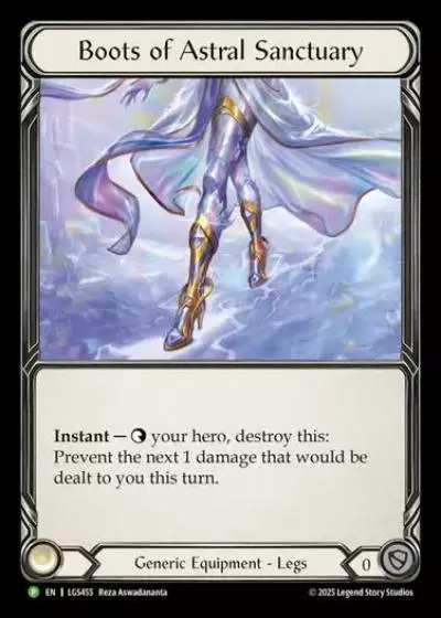 Boots of Astral Sanctuary LGS455-CF - Pre-release - Omens of the Third Age - Flesh and blood card