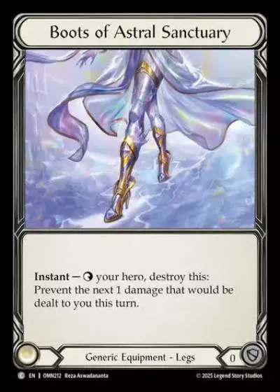 Boots of Astral Sanctuary OMN212 - Omens of the Third Age - Flesh and blood card