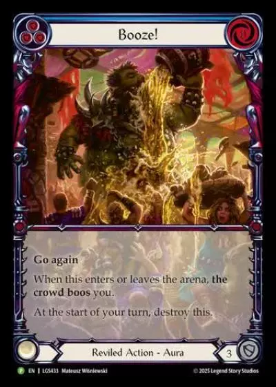 Booze! LGS433-CF - Marketing - Black Friday 2025 - Flesh and blood card