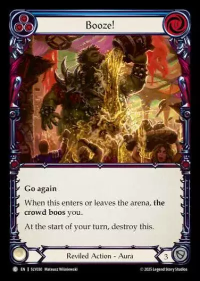 Booze! SLY030 - Silver Age Chapter 3 - Lyath Goldmane - Flesh and blood card