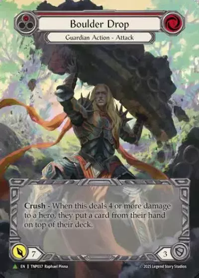 Boulder Drop TNP037-MV - Tournament Pack - Flesh and blood card