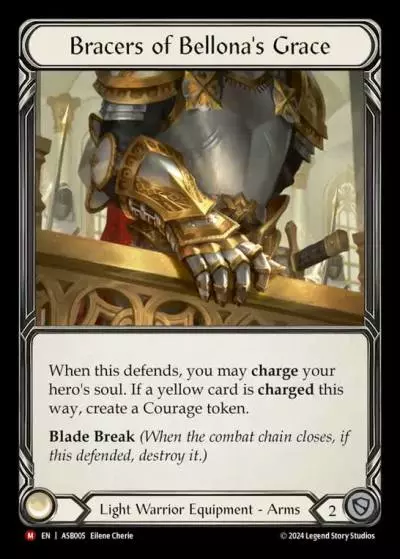 Bracers of Bellona's Grace ASB005-RF - Armory Deck - Ser Boltyn, Breaker of Dawn - Flesh and blood card