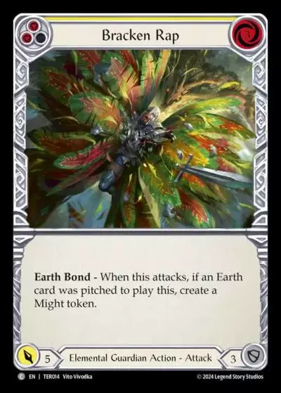 Bracken Rap YELLOW TER014 - 1st Strike - Terra - Flesh and blood card