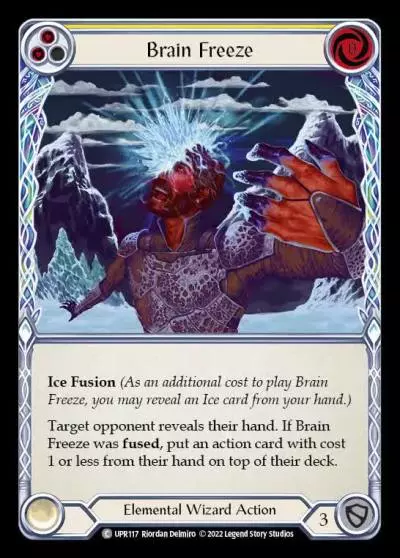Brain Freeze YELLOW UPR117 - Uprising - Flesh and blood card