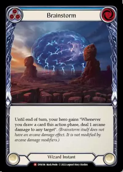 Brainstorm BLUE DYN196 - Dynasty - Flesh and blood card