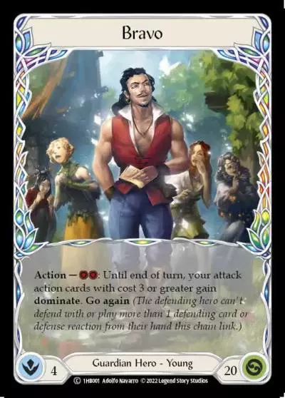Bravo 1HB001 - Bravo - Blitz Deck - Flesh and blood card