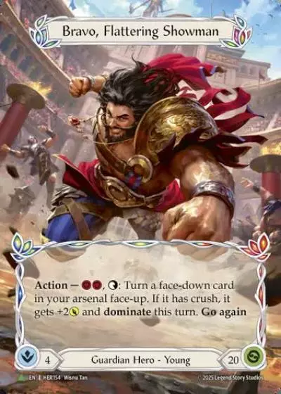 Bravo, Flattering Showman HER154-MV - Skirmish - Season 13 - Flesh and blood card